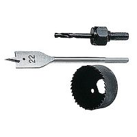 Набор для установки врезных замков Matrix, 22 мм/48 мм (перовое сверло/кольцевая пила)   картинка